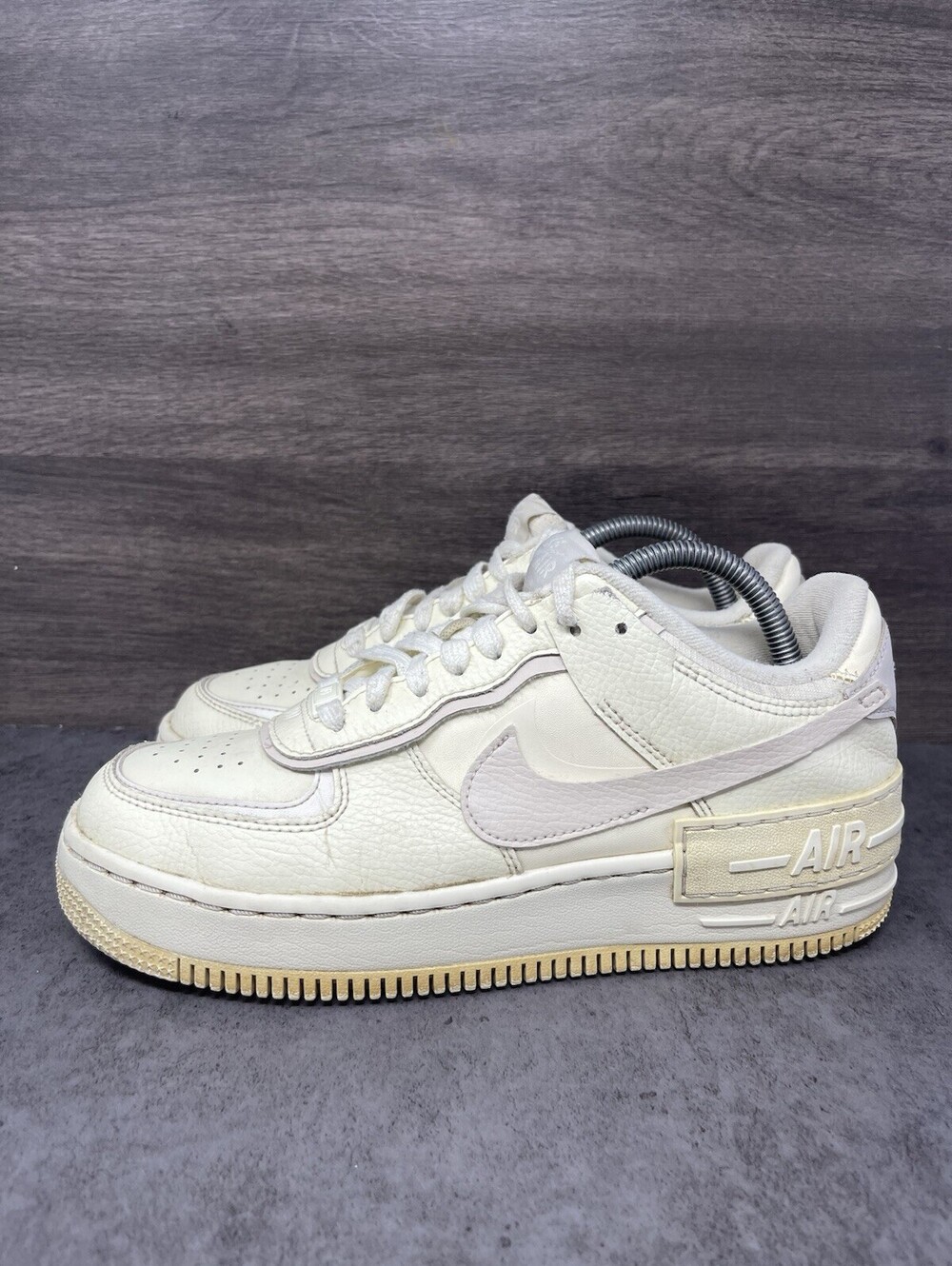 Nike Air Force 1 Shadow Womens Size 9 CU8591-102 Coconut Milk AF1 Low Sneakers